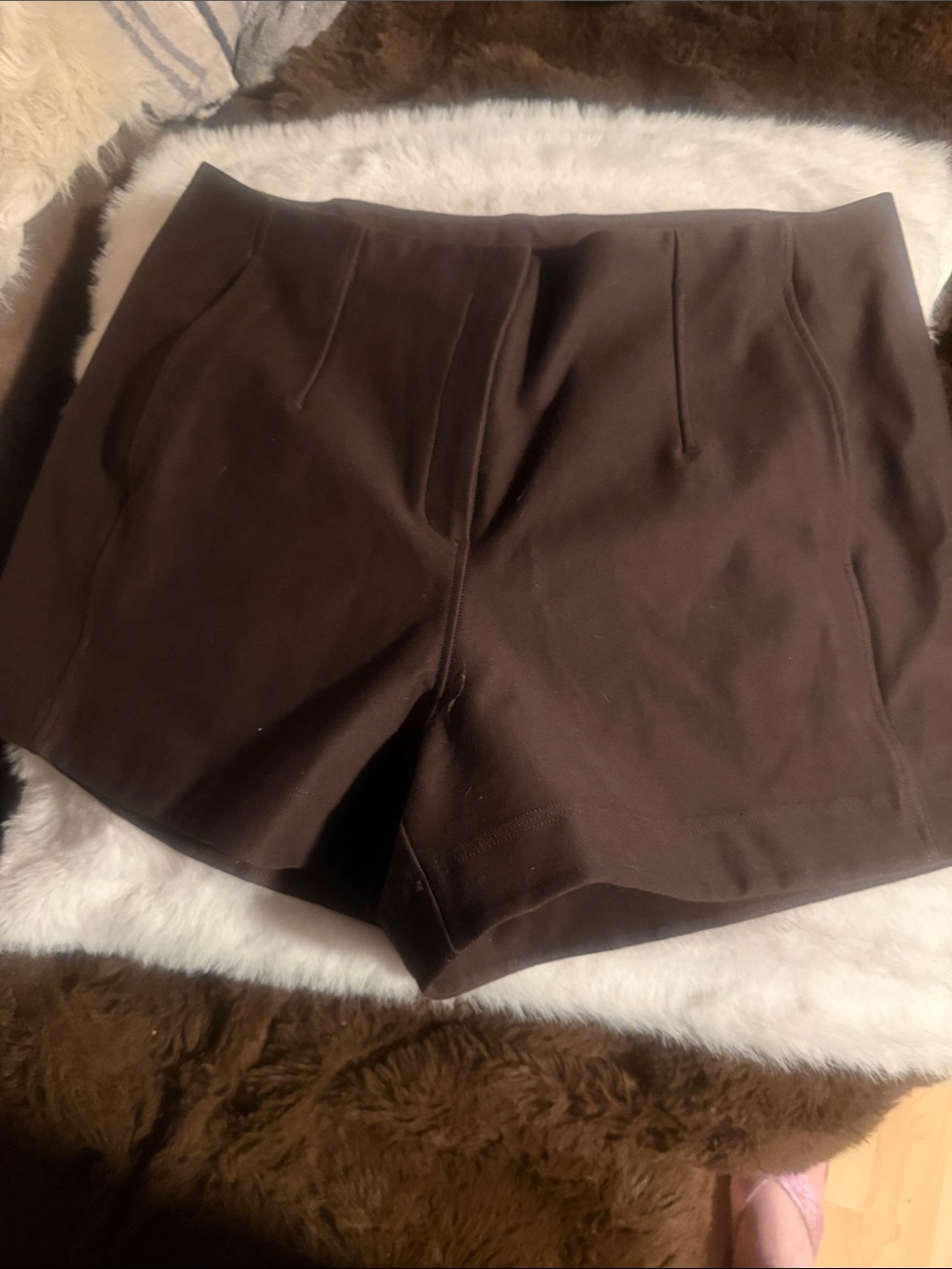 lululemon athletica High Waist Brown Women’s Shorts-Size 14-New Without Tags